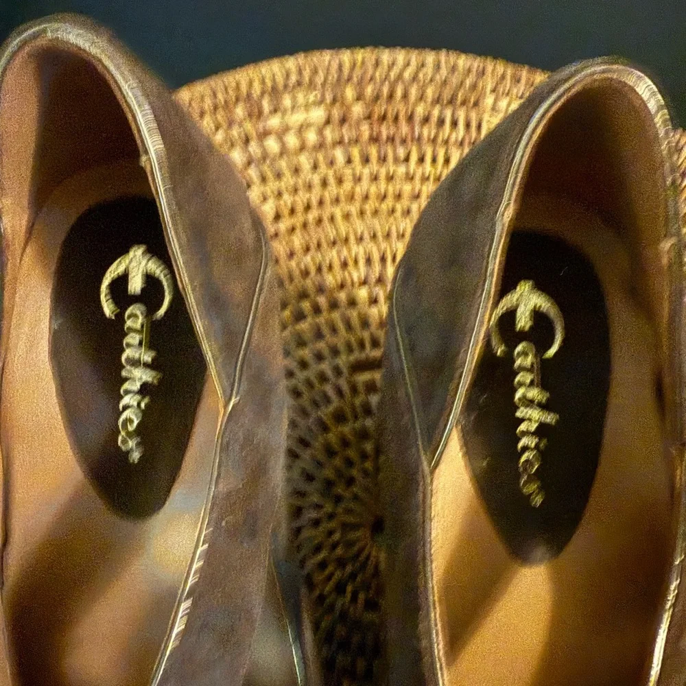 Earthies‎ Elegant Brown Suede Women's Shoes
